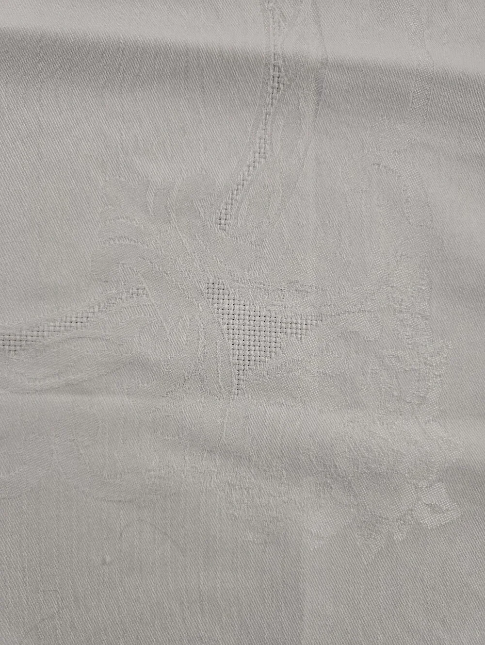 Cream Demask Cloth Napkins-Set Of 10